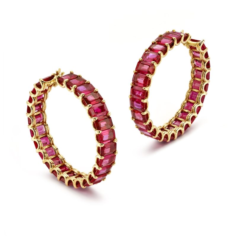 <sup>de</sup>Boulle High Jewelry Collection Inside Out Hoops