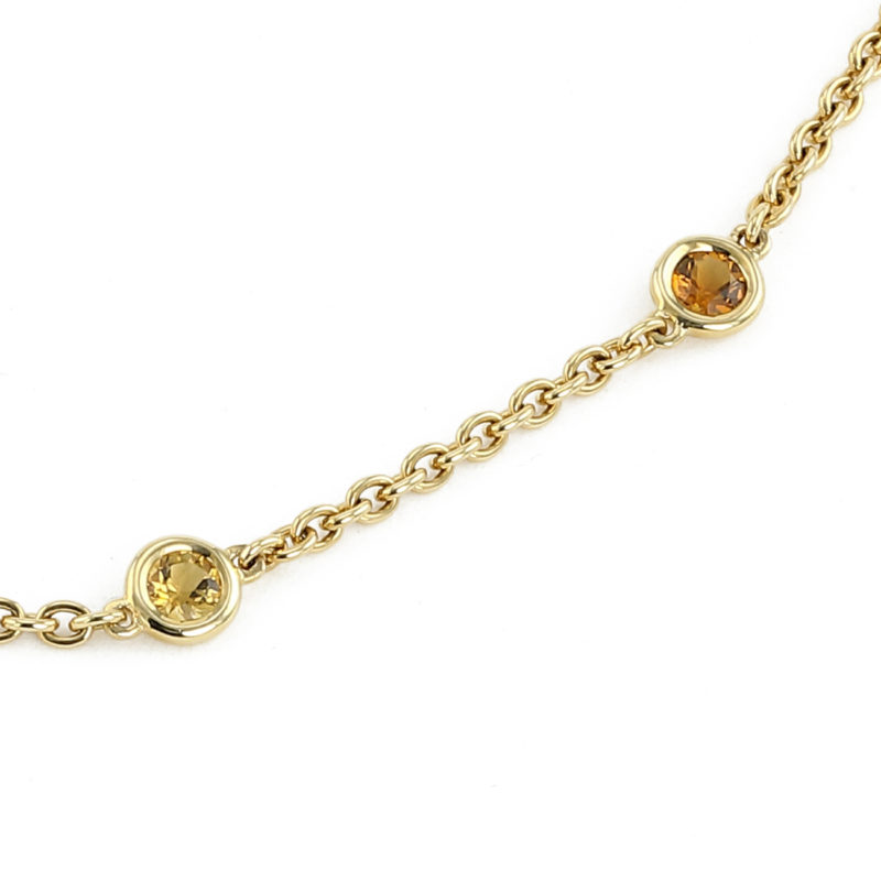 <sup>de</sup>Boulle Collection Citrine Bezel-Set Necklace