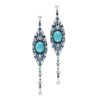 <sup>de</sup>Boulle Collection Turquoise Burst Earrings