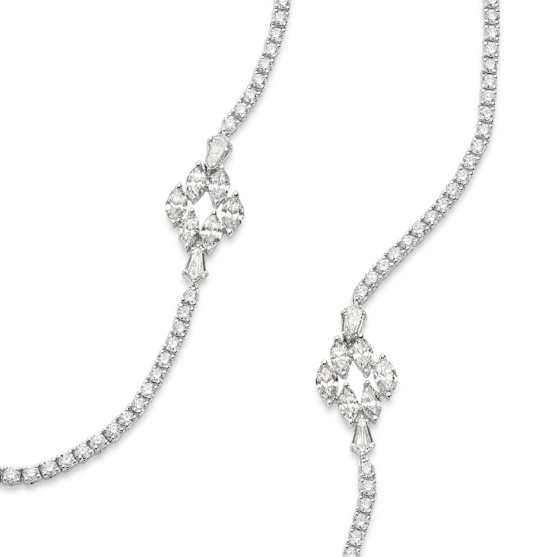 <sup>de</sup>Boulle High Jewelry Collection Long Diamond Necklace