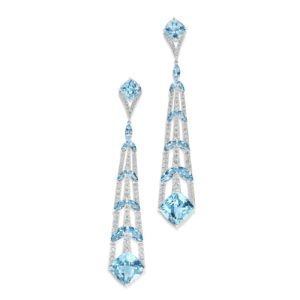 <sup>de</sup>Boulle Collection Icy Blue Earrings