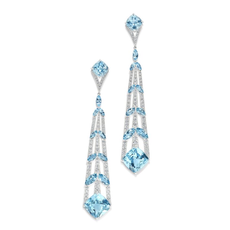 <sup>de</sup>Boulle Collection Icy Blue Earrings