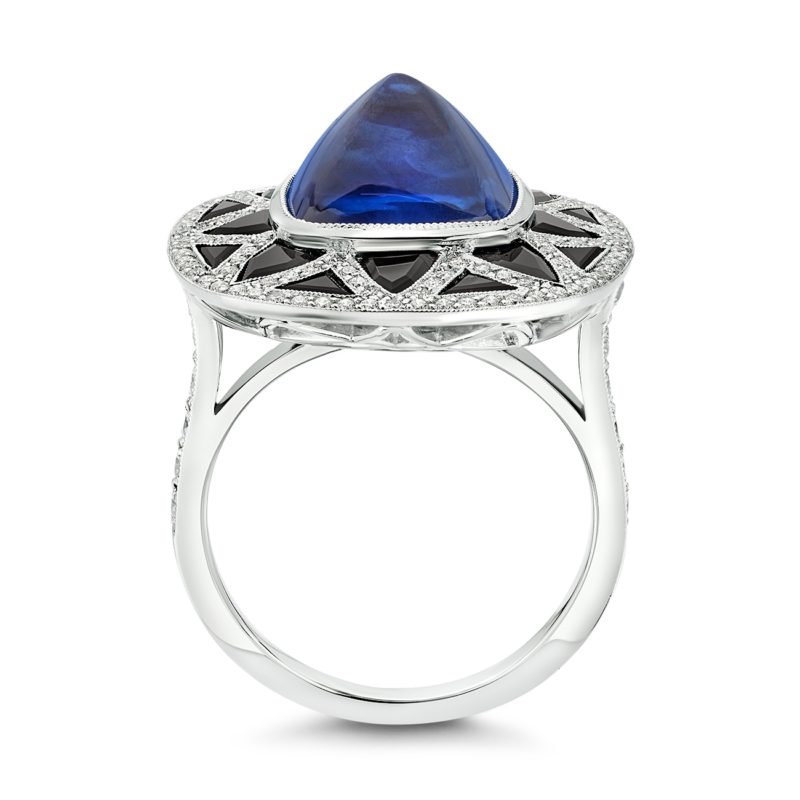 <sup>de</sup>Boulle Collection Sapphire and Black Onyx Ring