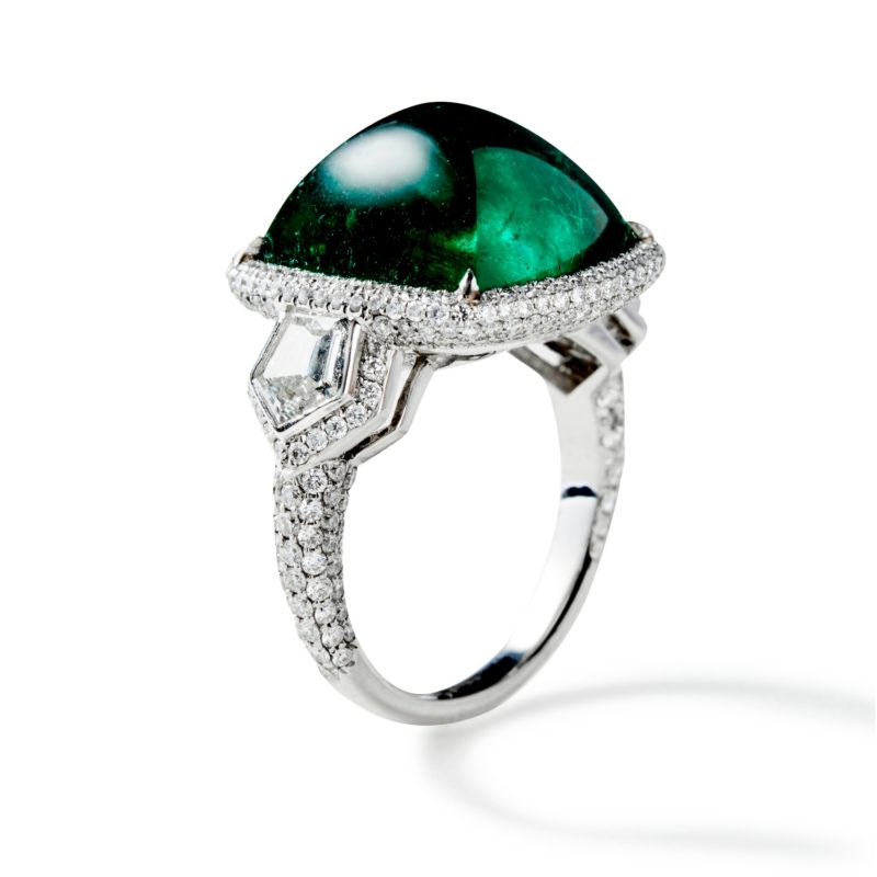 <sup>de</sup>Boulle High Jewelry Collection Colombian Emerald Ring