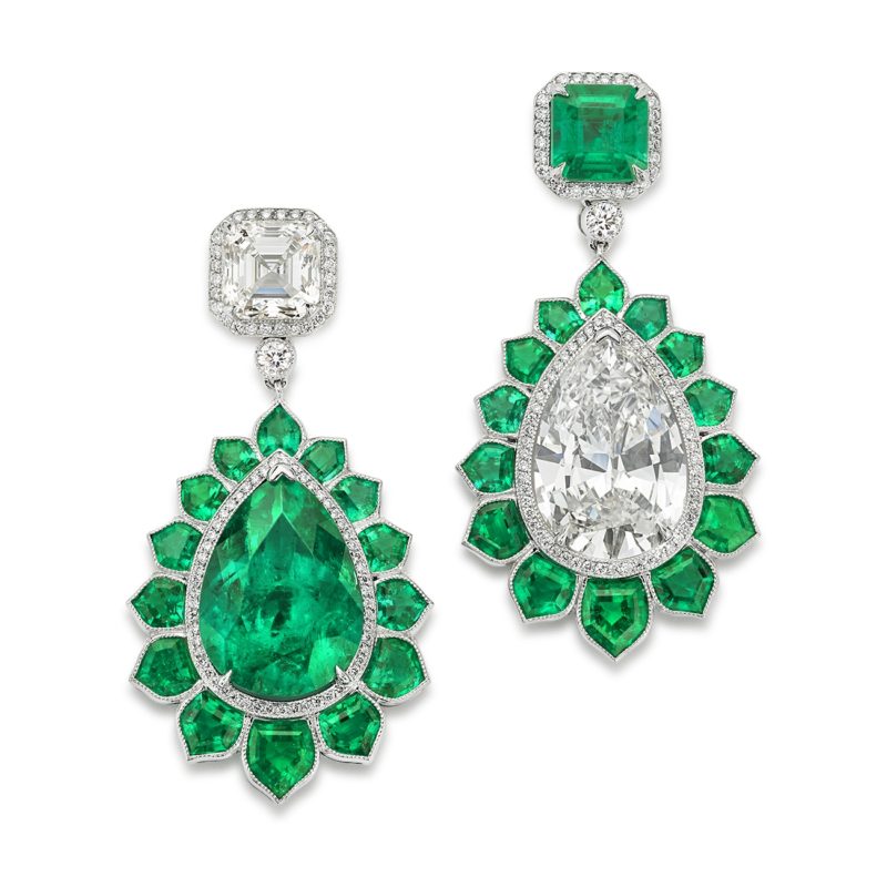 <sup>de</sup>Boulle High Jewelry Collection Asymmetrical Earrings