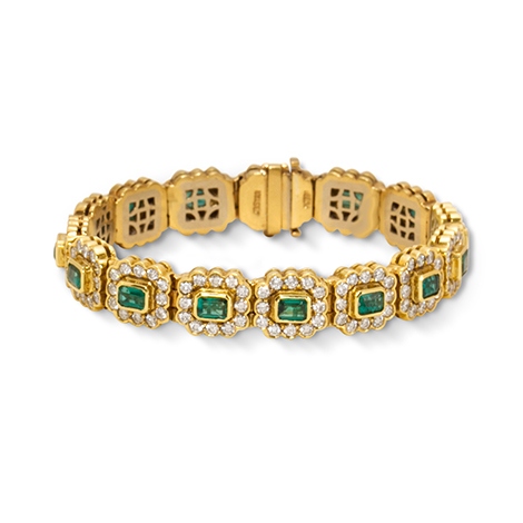 <sup>de</sup>Boulle Estate Collection Emerald Bracelet