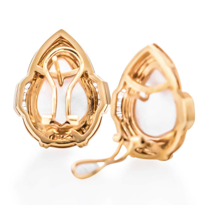 <sup>de</sup>Boulle Estate Collection Mabe Pearl Earrings
