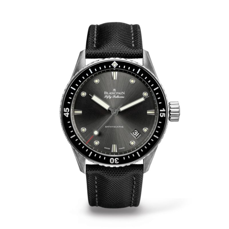 Blancpain Stainless Steel Fifty Fathoms Bathyscaphe 5000 1110 B52A