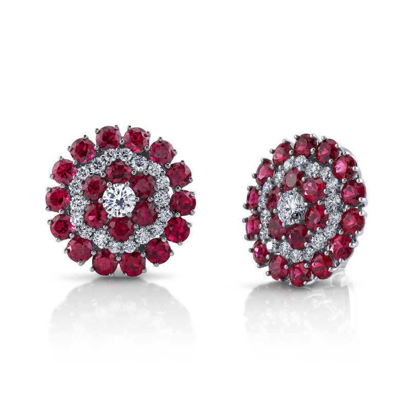 <sup>de</sup>Boulle High Jewelry Collection Floral Earrings